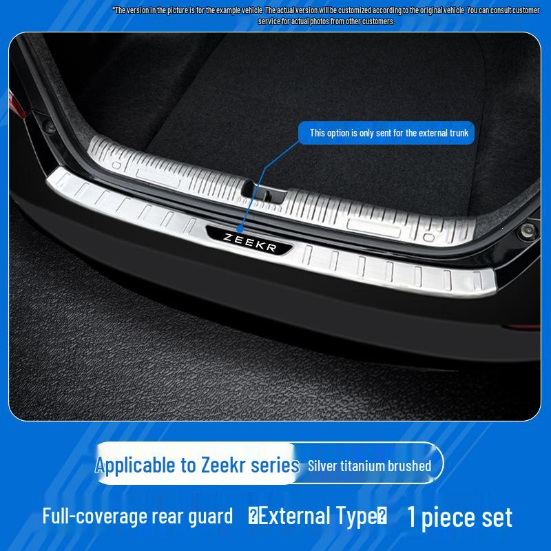 Zeekr 001 Stainless Steel Door Sill Strips: Fits 26 Models, Refreshed 9X, 007 GT, and 009 X for Added Protection and Style. Zeekr 007 2024-2025 No Welcome Light
Zeekr 001 Stainless Steel Door Sill Strips: Fits 26 Models, Refreshed 9X, 007 GT, and 009 X for Added Protection and Style. Zeekr 007 2024-2025 No Welcome Light