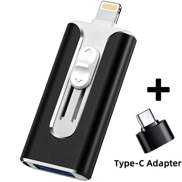 Універсальний USB-накопичувач 1 ТБ Три в одному для мобільних пристроїв, Apple та Android 2TB
Універсальний USB-накопичувач 1 ТБ Три в одному для мобільних пристроїв, Apple та Android 2TB