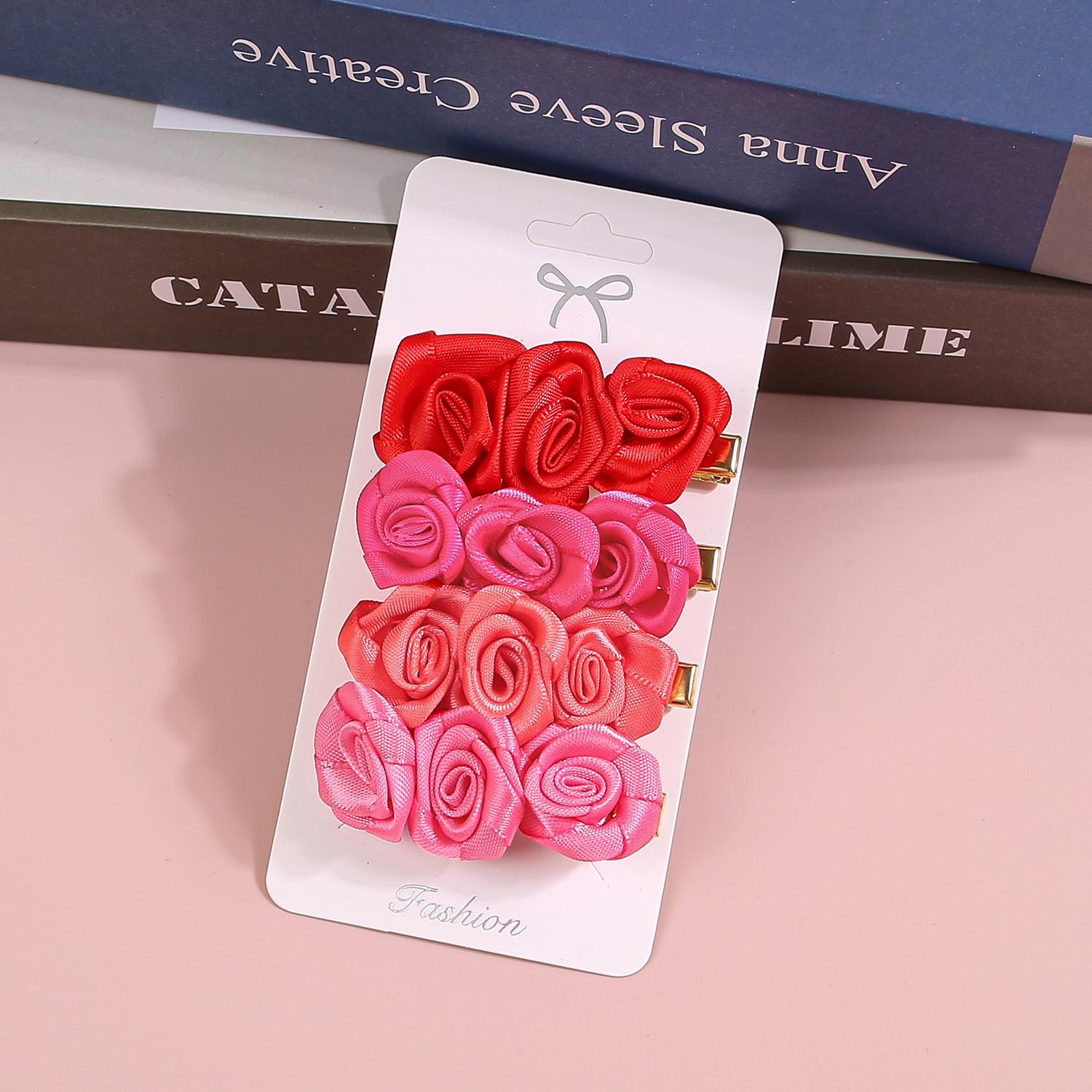 4pcs Cute Flower Hair Clips Satin Floral Barrettes Clips Kids Girls Alloy Hairpins Children Girls Fashion Hair Aceessories Set
4pcs Cute Flower Hair Clips Satin Floral Barrettes Clips Kids Girls Alloy Hairpins Children Girls Fashion Hair Aceessories Set