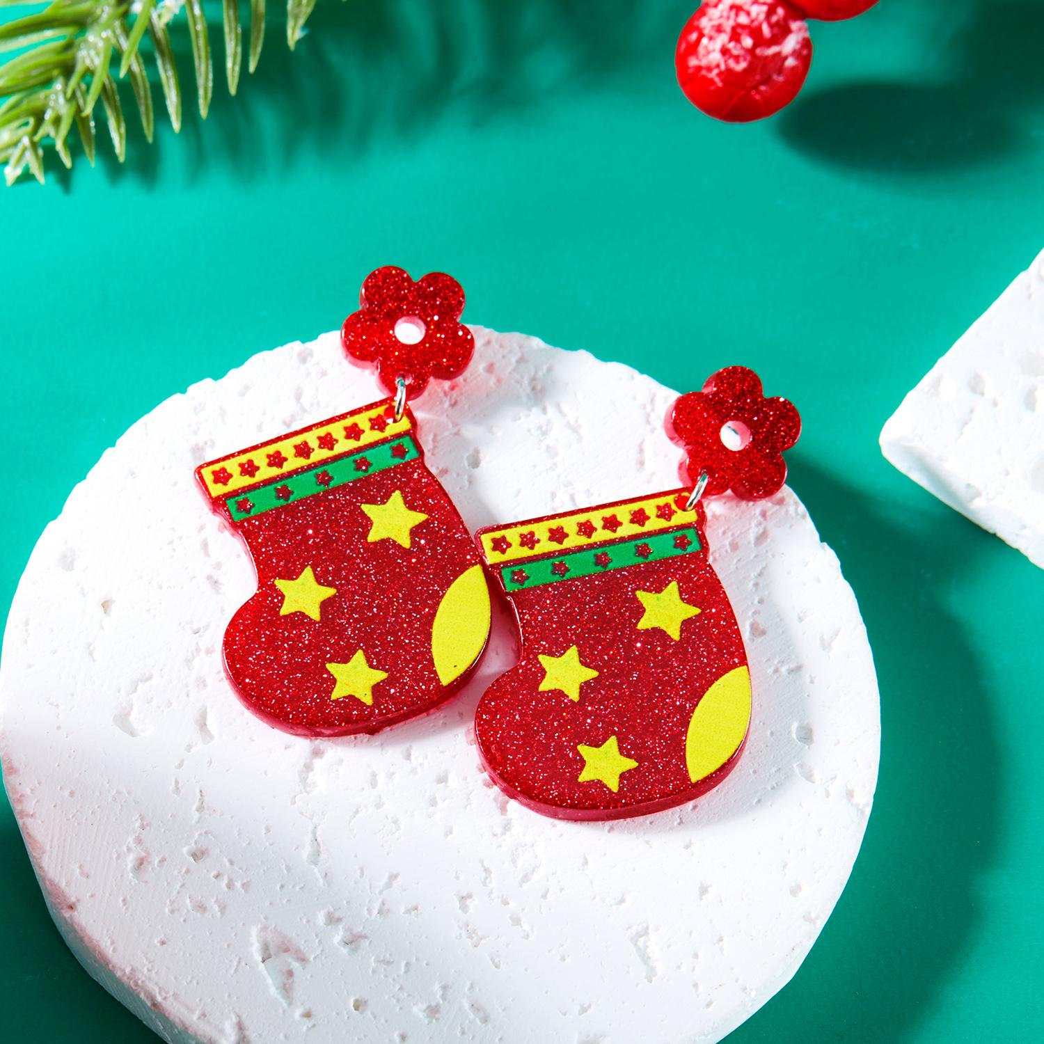 New Glitter Acrylic Christmas Tree Drop Earrings for Women Trendy Colorful Star Flower Resin Xmas Earring Party Jewelry Gifts
New Glitter Acrylic Christmas Tree Drop Earrings for Women Trendy Colorful Star Flower Resin Xmas Earring Party Jewelry Gifts
