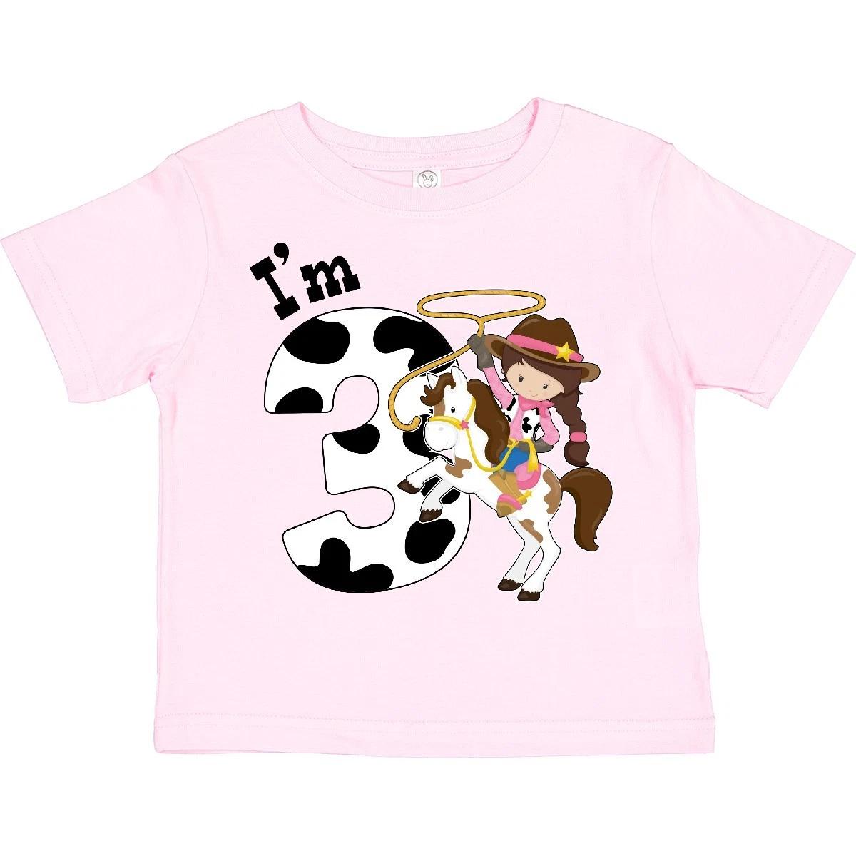 Inktastic I m Three-cowgirl Riding Horse Birthday Toddler kids boys T-Shirt Birthdays 3rd 130
Inktastic I m Three-cowgirl Riding Horse Birthday Toddler kids boys T-Shirt Birthdays 3rd 130