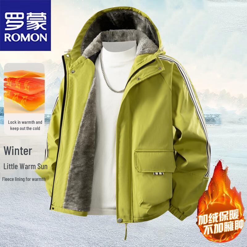 ROMON Men s Hooded Fleece Lined Winter Jacket 3XL
ROMON Men s Hooded Fleece Lined Winter Jacket 3XL