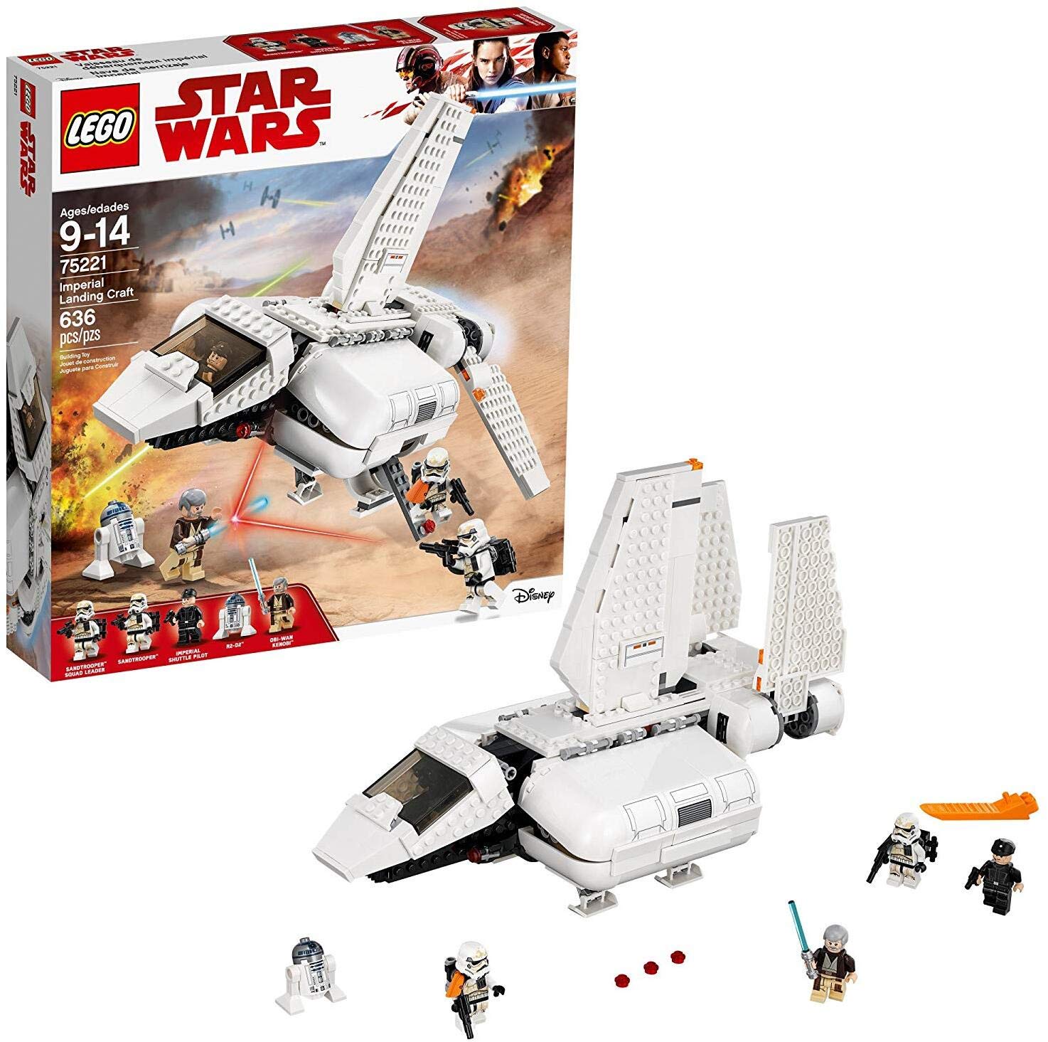 LEGO Star Wars 75221 Building Kit (636 Piece), Multicolor
LEGO Star Wars 75221 Building Kit (636 Piece), Multicolor