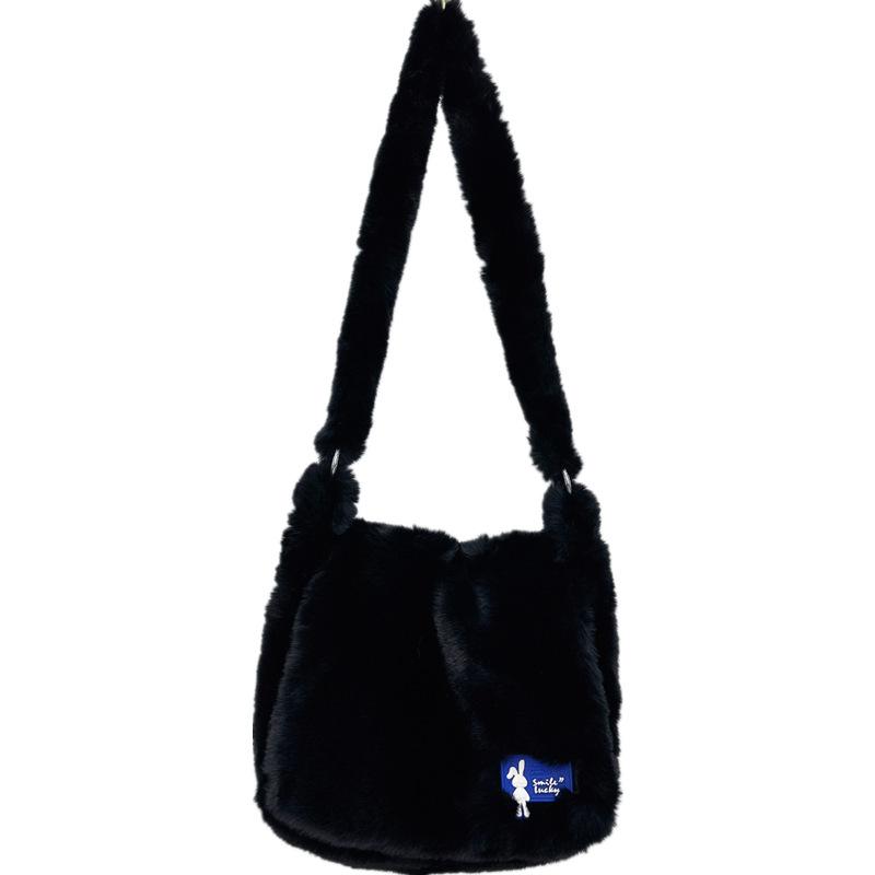 Autumn and Winter Large Capacity Plush Bag for Women s Commuting Fashion Versatile Shoulder Bag for College Students Classes Plush Crossbody Bag чорний
Autumn and Winter Large Capacity Plush Bag for Women s Commuting Fashion Versatile Shoulder Bag for College Students Classes Plush Crossbody Bag чорний