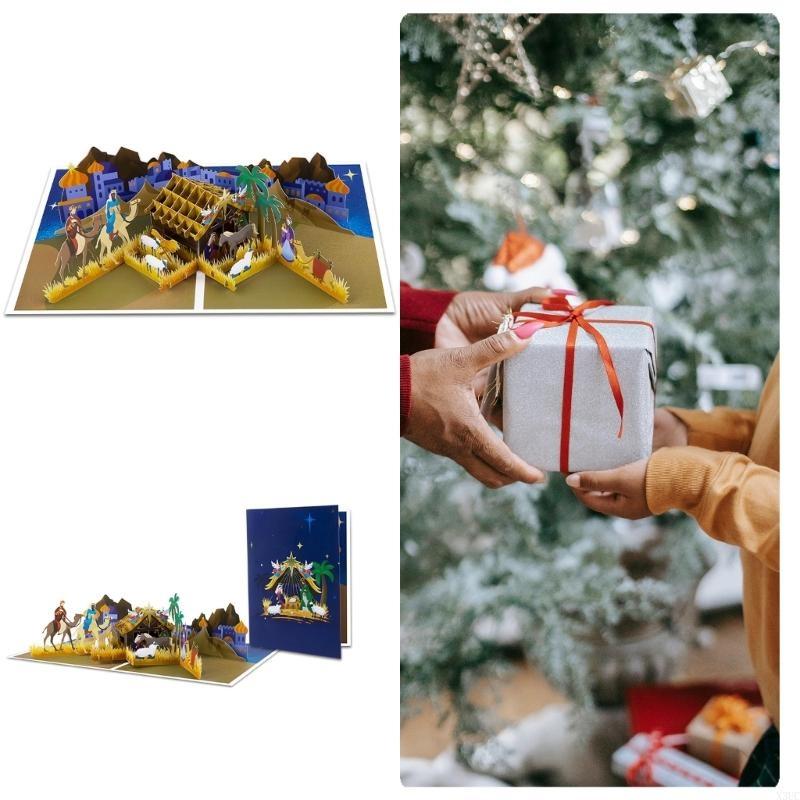 Christmas Popup Card with Envelope Handmade Nativity Scene Festives Surprise Card Foldable Invitation Greeting Card X3UC China Mainland
Christmas Popup Card with Envelope Handmade Nativity Scene Festives Surprise Card Foldable Invitation Greeting Card X3UC China Mainland
