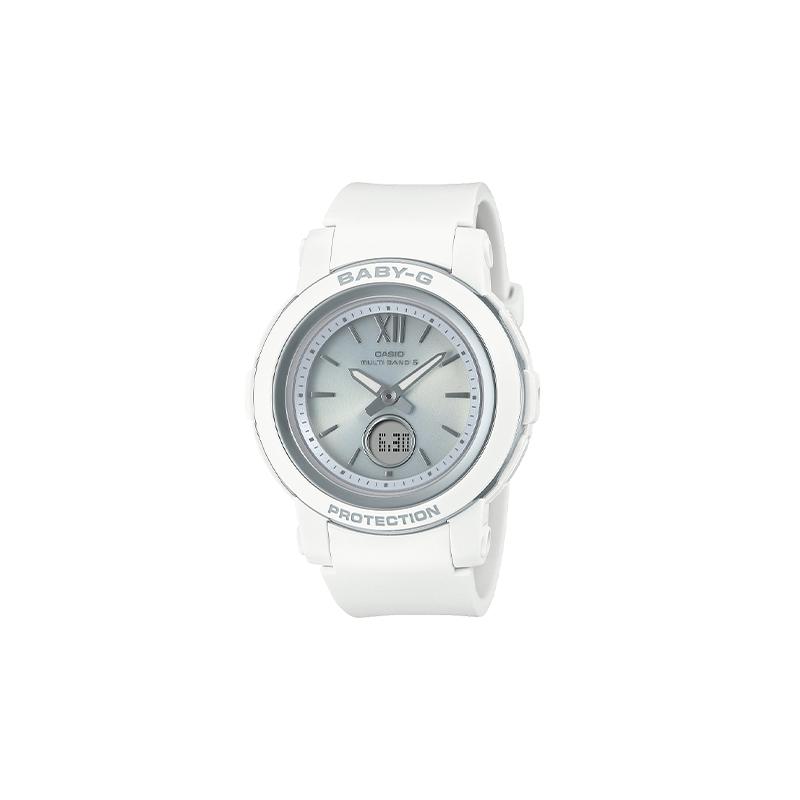 Casio CASIOBABY-G100 meters waterproof function, solar quartz movement, resin strap, Japanese and Korean watch, women s watch, silver BGA-2900-7AJF серебряный
Casio CASIOBABY-G100 meters waterproof function, solar quartz movement, resin strap, Japanese and Korean watch, women s watch, silver BGA-2900-7AJF серебряный