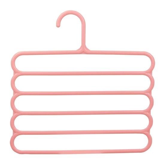 Hanger Non-Slip Space-saving 5 Layered Closet Hook for House Wives рожевий
Hanger Non-Slip Space-saving 5 Layered Closet Hook for House Wives рожевий