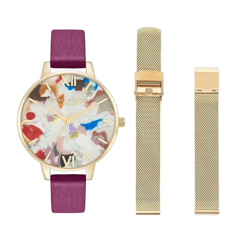 Authorized distributor Olivia Burton clock ladies pop art demi eco confetti dial orchid & pale gold mesh watch & strap set
Authorized distributor Olivia Burton clock ladies pop art demi eco confetti dial orchid & pale gold mesh watch & strap set