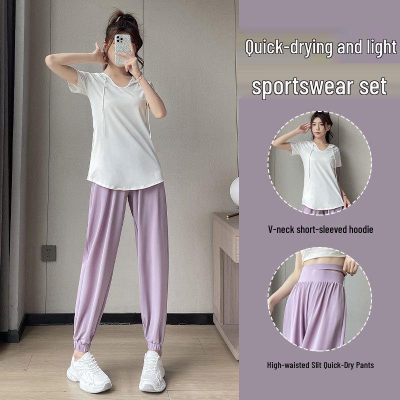 2024 Women s Quick-Dry Summer Sportswear Set: Running, Hiking & Yoga Casual Outfit Medium
2024 Women s Quick-Dry Summer Sportswear Set: Running, Hiking & Yoga Casual Outfit Medium