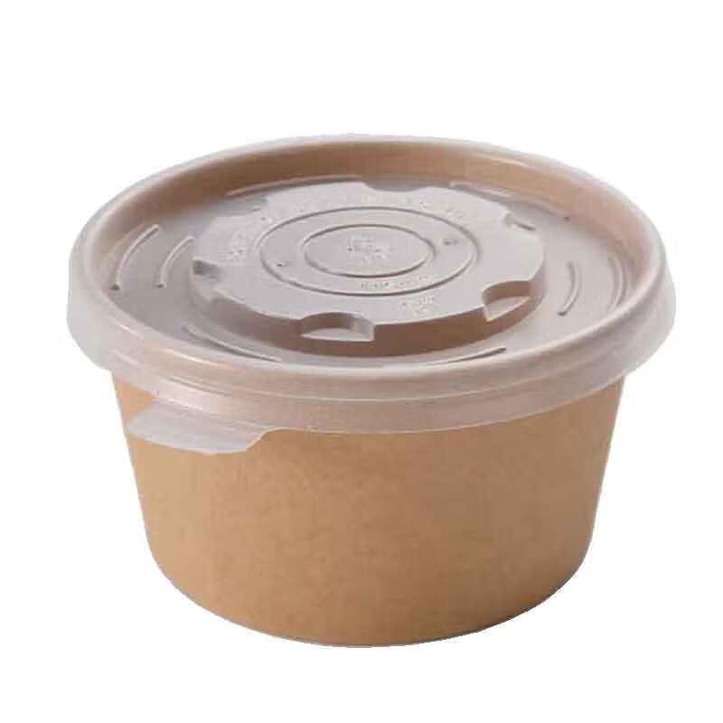 Homeglen 12oz Disposable Kraft Paper Bowls with Lids (100 Sets)
Homeglen 12oz Disposable Kraft Paper Bowls with Lids (100 Sets)