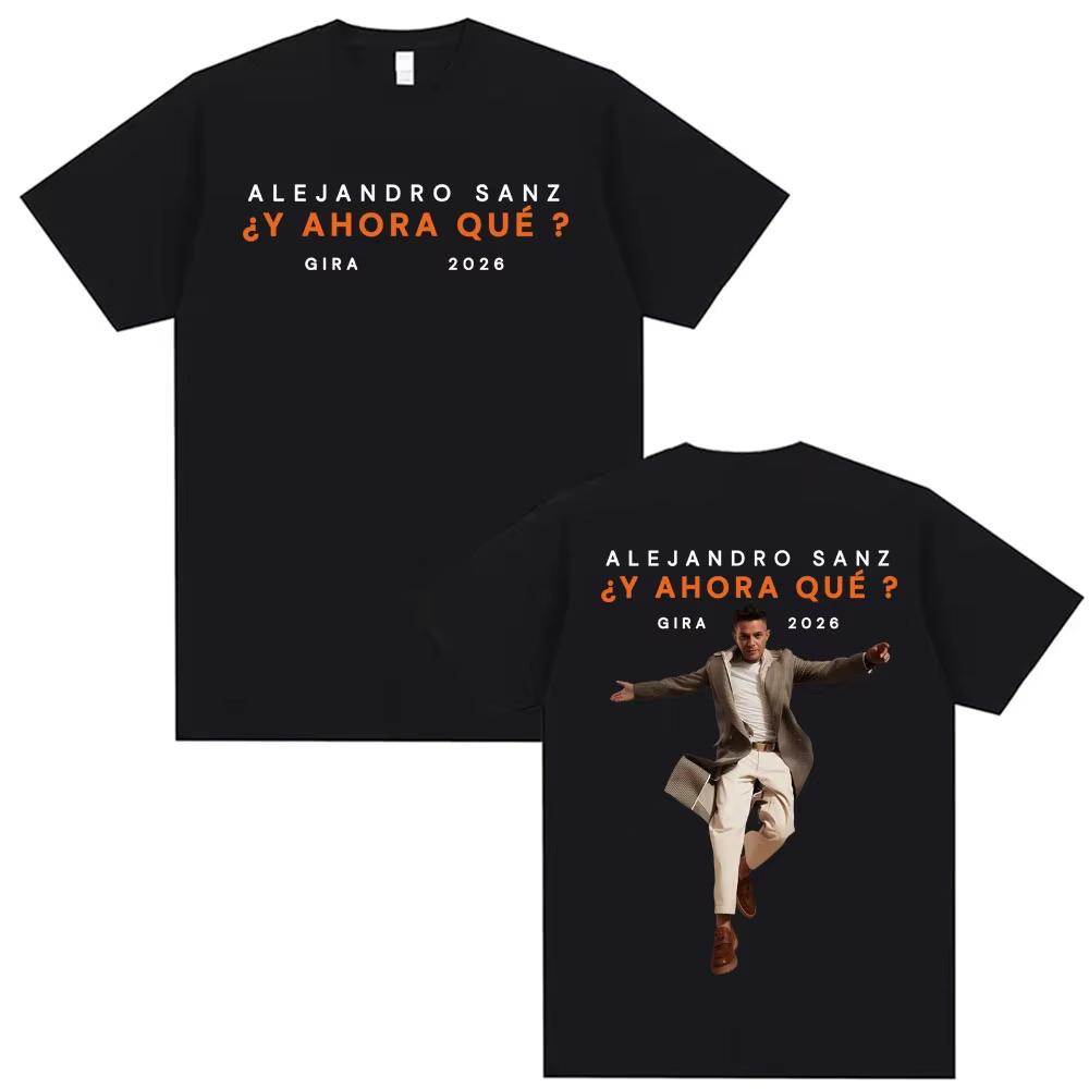 Alejandro Sanz Y AHORA QU Gira Merch T Shirt Unisex Women Fashion Hip Hop High Street Tshirt Oversized Unisex Cotton Tshirts M
Alejandro Sanz Y AHORA QU Gira Merch T Shirt Unisex Women Fashion Hip Hop High Street Tshirt Oversized Unisex Cotton Tshirts M
