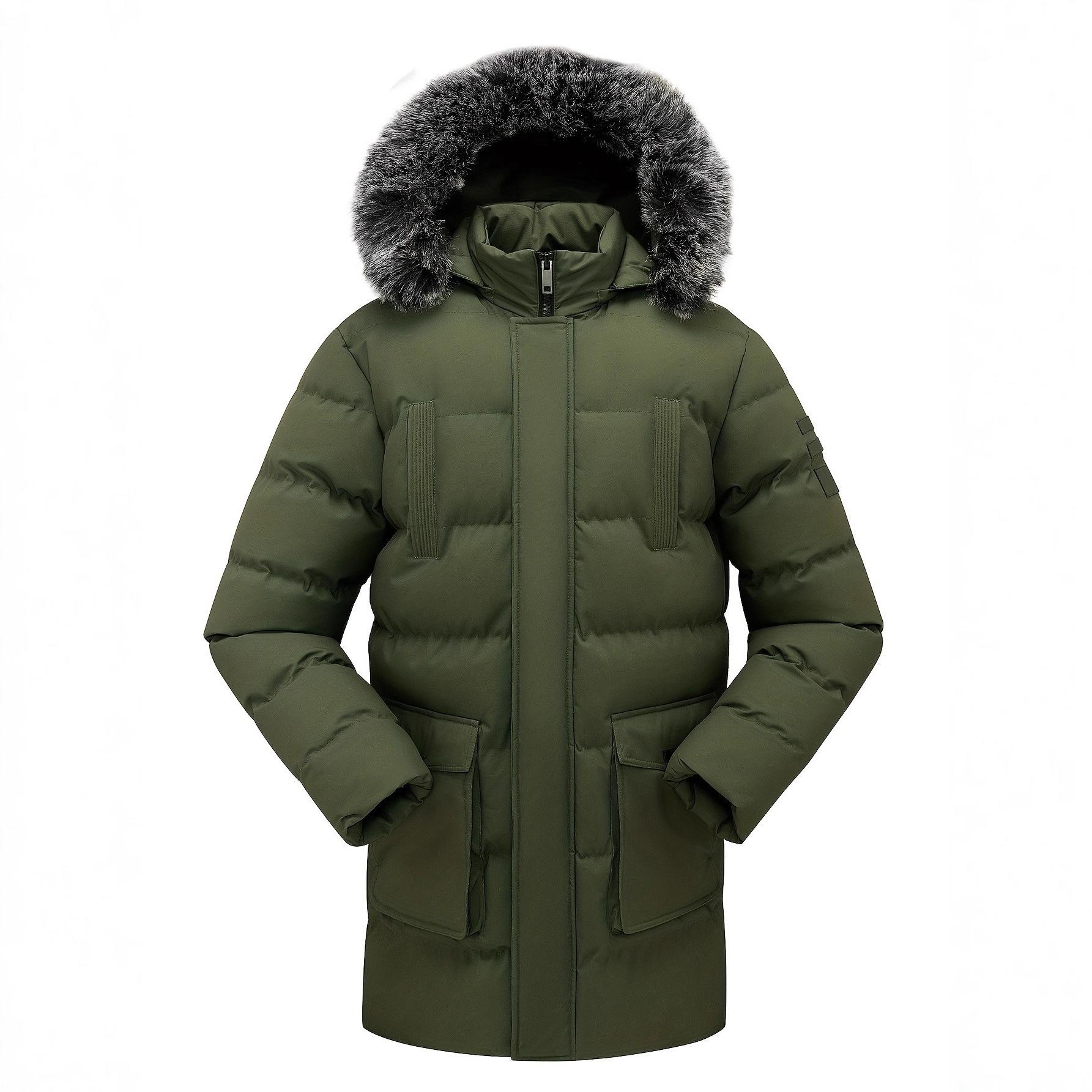 Men s Mid-Length European Winter Cotton Jacket - Thick, Windproof, Cold-Resistant Ski Coat with Zipper XL армія зелений колір
Men s Mid-Length European Winter Cotton Jacket - Thick, Windproof, Cold-Resistant Ski Coat with Zipper XL армія зелений колір