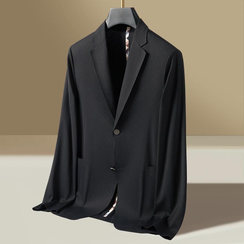 Весенне-летний повседневный костюмный топ, легкая деловая мужская куртка 3XL чёрный
Весенне-летний повседневный костюмный топ, легкая деловая мужская куртка 3XL чёрный