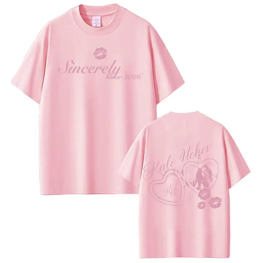 KALI UCHIS Sincerely Tour 2026 Print Tshirt Men Women Fashion pure cotton Tshirts Summer Harajuku Casual TShirts Streetwear 4XL
KALI UCHIS Sincerely Tour 2026 Print Tshirt Men Women Fashion pure cotton Tshirts Summer Harajuku Casual TShirts Streetwear 4XL