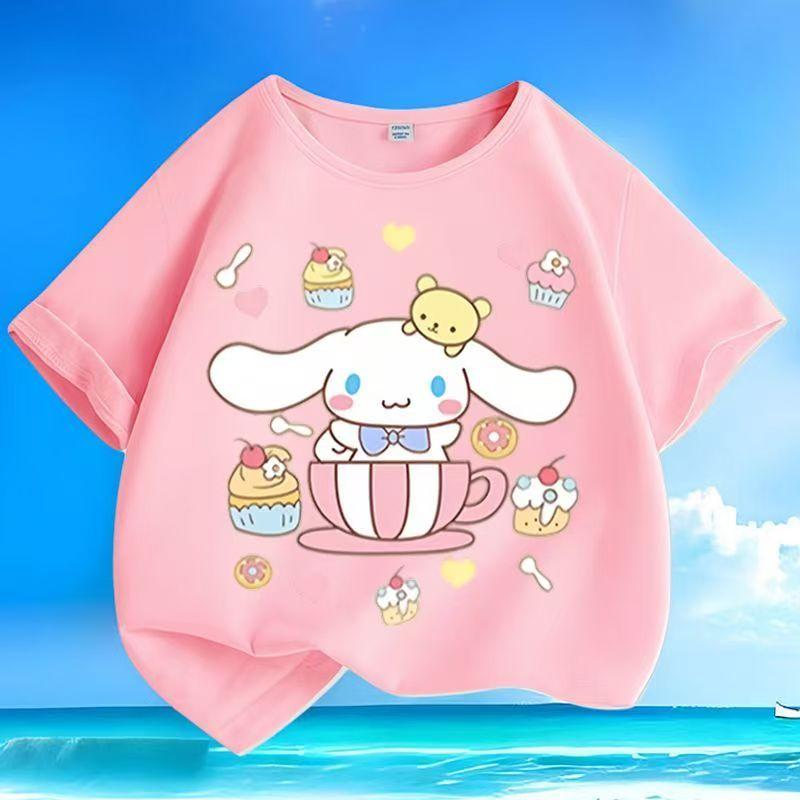 Sanrios 2026 Summer New Design Cinnamoroll Graffiti Cartoon Print Pure Cotton Breathable Childrens ShortSleeved TShirt S
Sanrios 2026 Summer New Design Cinnamoroll Graffiti Cartoon Print Pure Cotton Breathable Childrens ShortSleeved TShirt S
