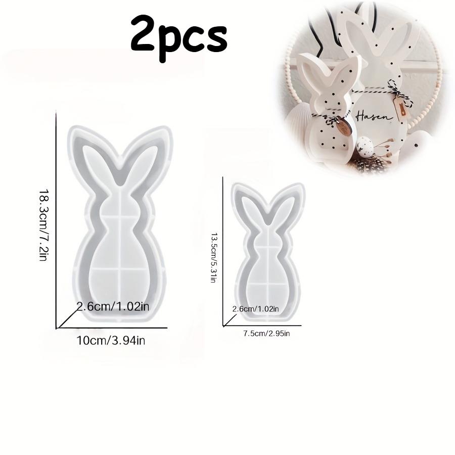 2pcs Easter Bunny Clay Molds | Silicone Hollow Bunny Concrete Mold - Resin Bunny Ornament Mold - Tea Candle Holder Mold
2pcs Easter Bunny Clay Molds | Silicone Hollow Bunny Concrete Mold - Resin Bunny Ornament Mold - Tea Candle Holder Mold