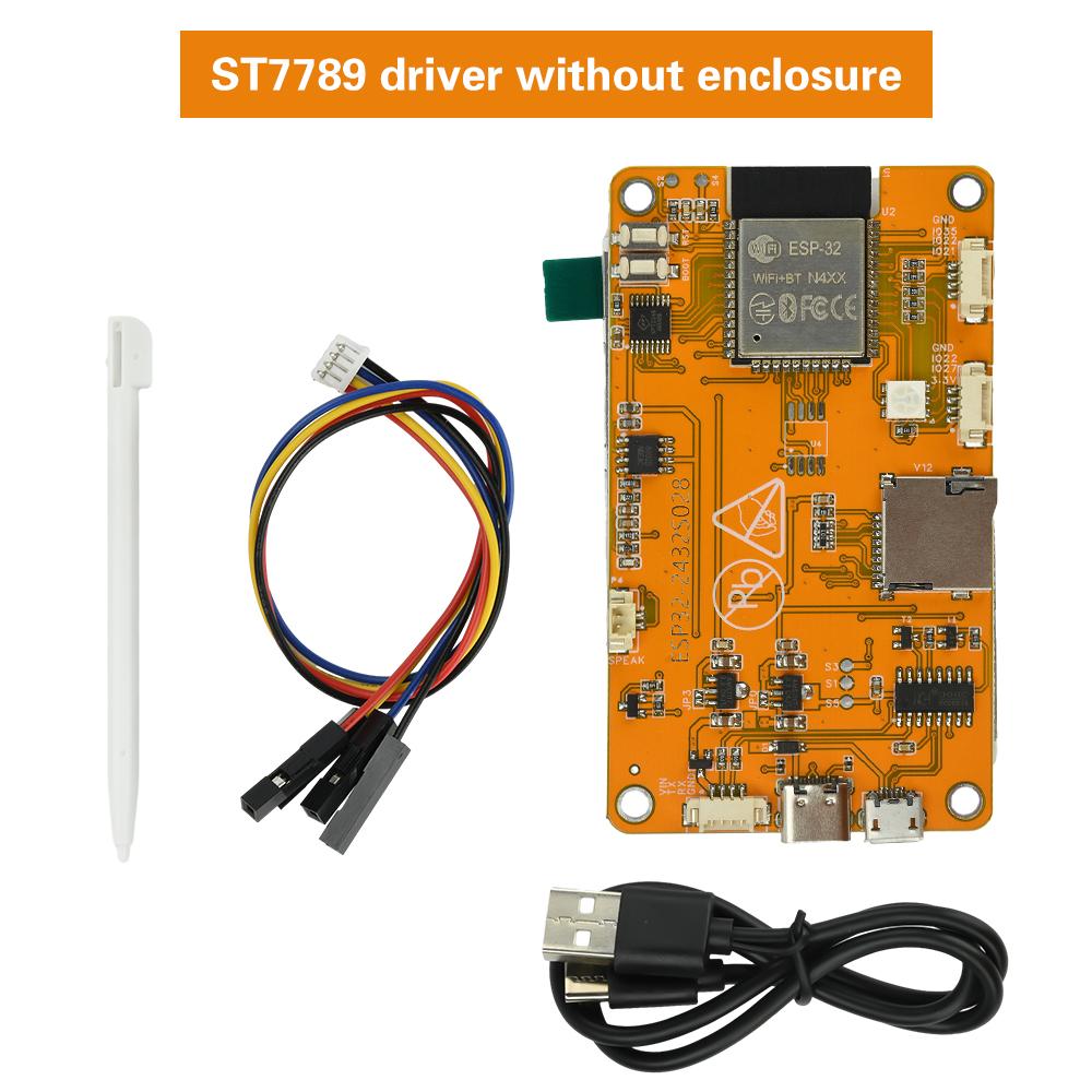 2.8-inch ESP32 Wifi Bluetooth Development Board ST7789 Driver Onboard ESP-32 Module Type C+micro USB Dual Interface
2.8-inch ESP32 Wifi Bluetooth Development Board ST7789 Driver Onboard ESP-32 Module Type C+micro USB Dual Interface