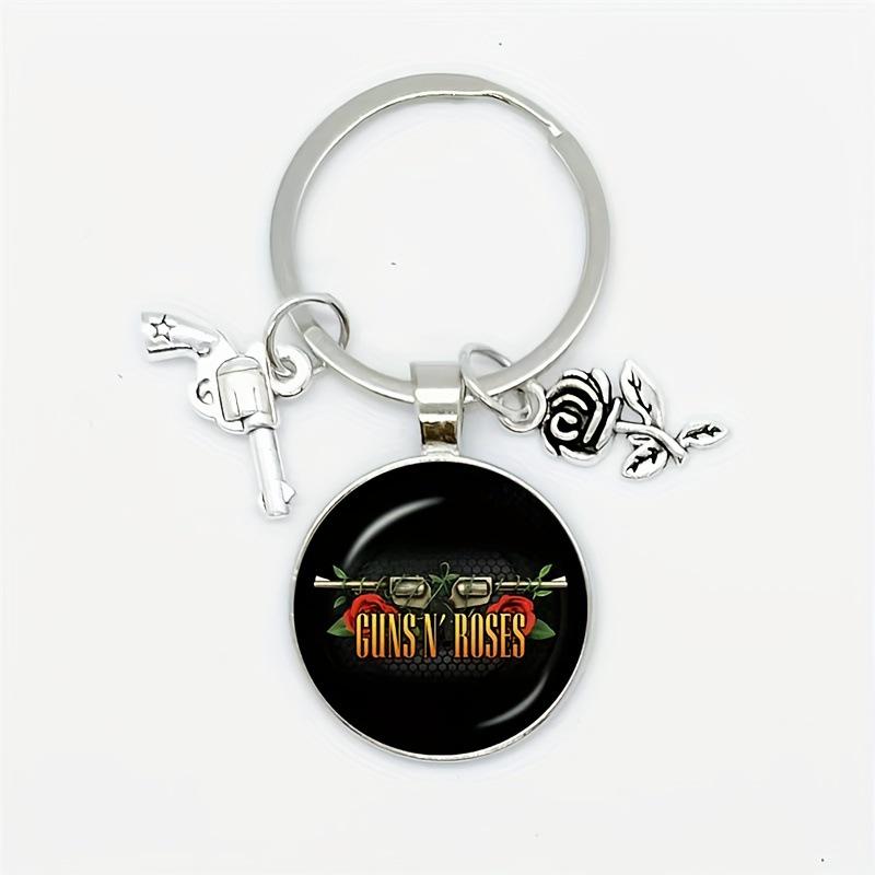 Guns N Roses Rock Band Time Gem Pendant Keychain чорний
Guns N Roses Rock Band Time Gem Pendant Keychain чорний