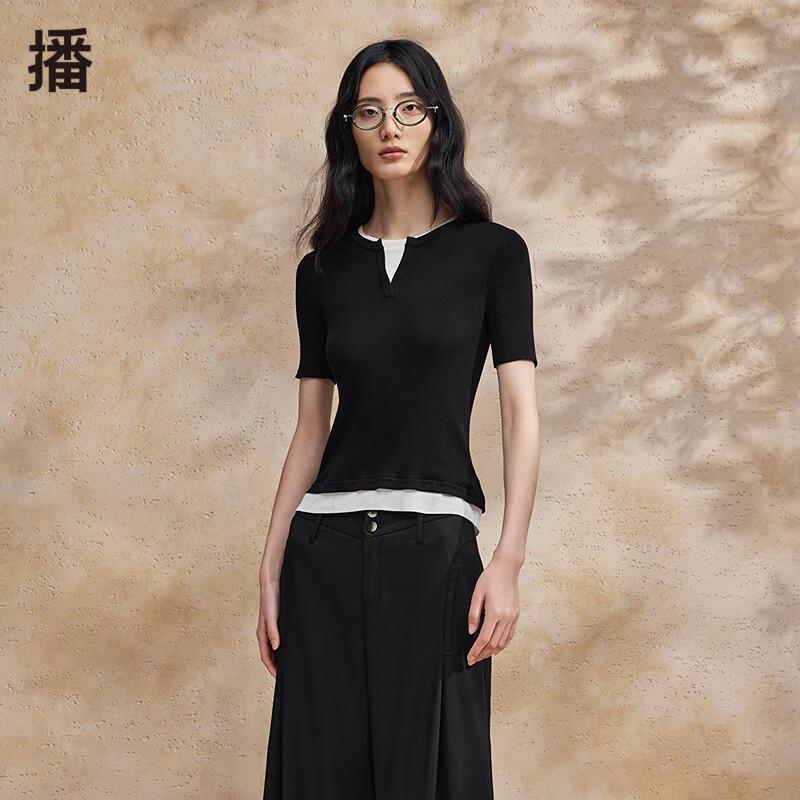 Жіночий в язаний топ з коротким рукавом, імітація двошарового XS
Жіночий в язаний топ з коротким рукавом, імітація двошарового XS