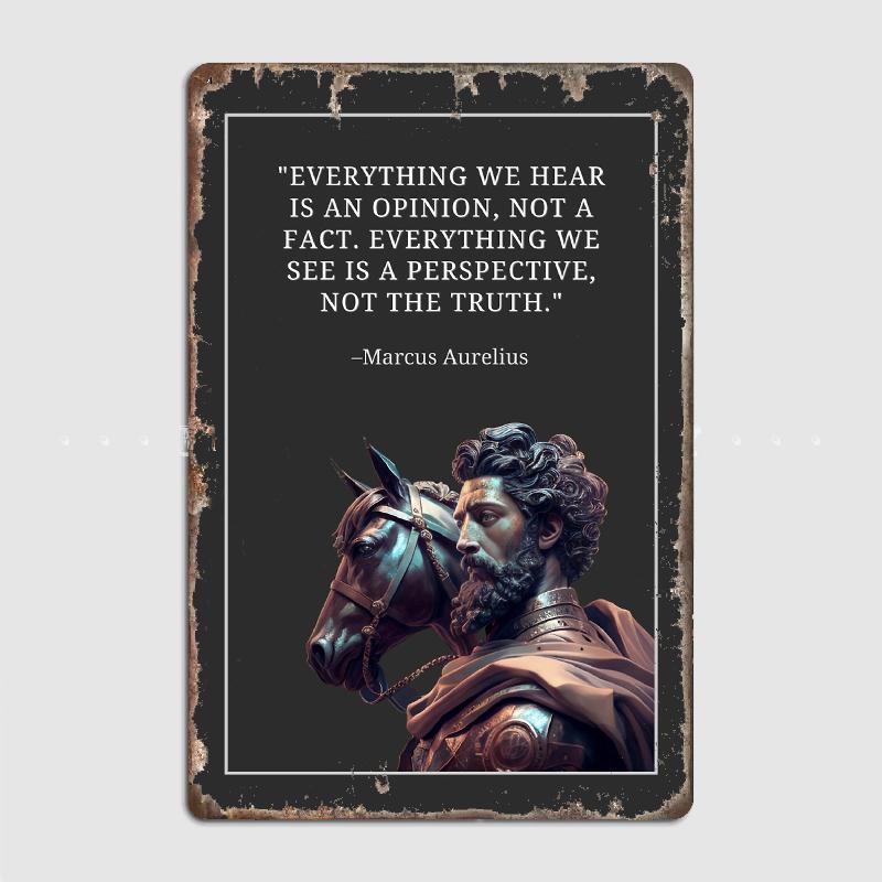 Marcus Aurelius Antoninus Augustus Poster Metal Tin Sign Truck Indoor and Outdoor Home Bar Coffee Kitchen Wall Decoration 20x30cm(7.8x11.8inch)
Marcus Aurelius Antoninus Augustus Poster Metal Tin Sign Truck Indoor and Outdoor Home Bar Coffee Kitchen Wall Decoration 20x30cm(7.8x11.8inch)