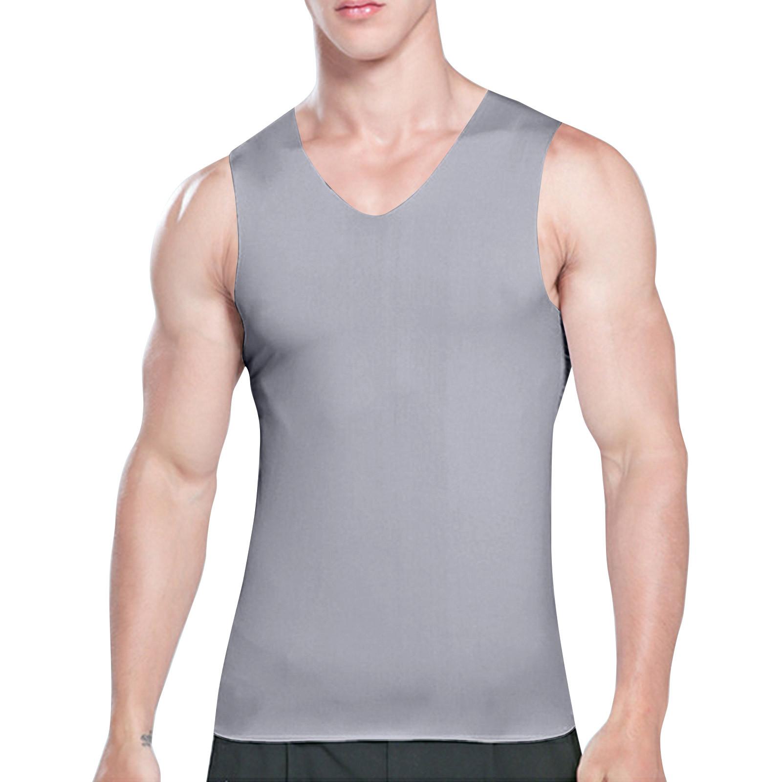 Мужской летний тонкий дышащий цветной топ без рукавов из ледяного шелка с v-образным вырезом S
Мужской летний тонкий дышащий цветной топ без рукавов из ледяного шелка с v-образным вырезом S