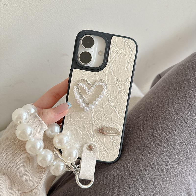 Pearl Love Solid Color Leather Mobile Phone Case For Apple 16Pro Pearl Chain Iphone17Air Protective Case iPhone X/XS
Pearl Love Solid Color Leather Mobile Phone Case For Apple 16Pro Pearl Chain Iphone17Air Protective Case iPhone X/XS