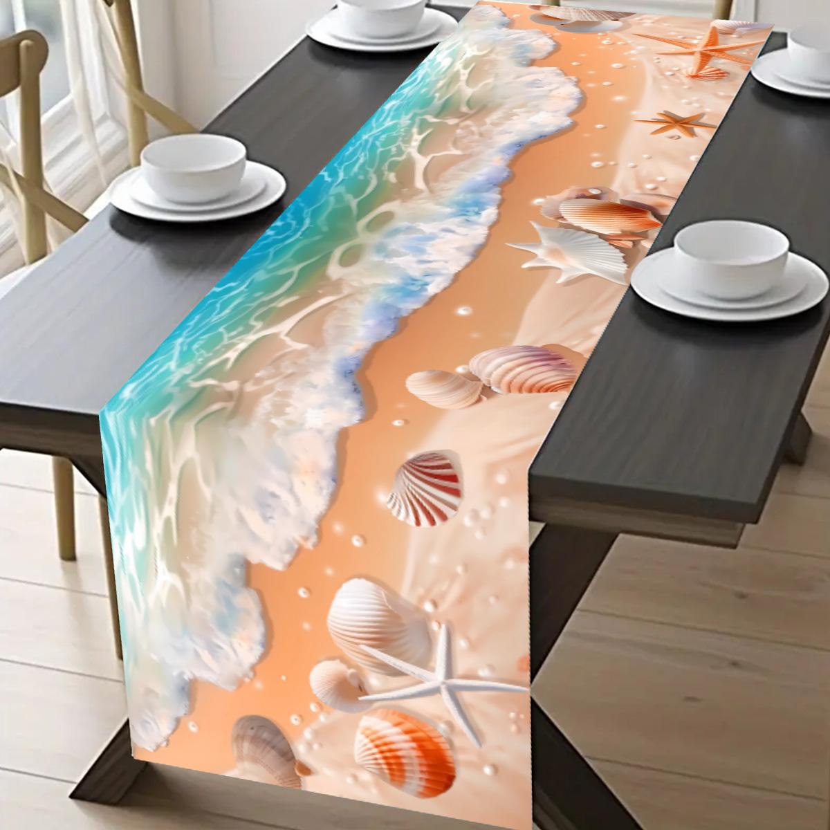 Дорожки для стола Ocean Beach 180x35 см, летняя дорожка для стола Ocean для семейного ужина, свадьбы, вечеринки на открытом воздухе, в помещении, декор стола 35*180cm
Дорожки для стола Ocean Beach 180x35 см, летняя дорожка для стола Ocean для семейного ужина, свадьбы, вечеринки на открытом воздухе, в помещении, декор стола 35*180cm