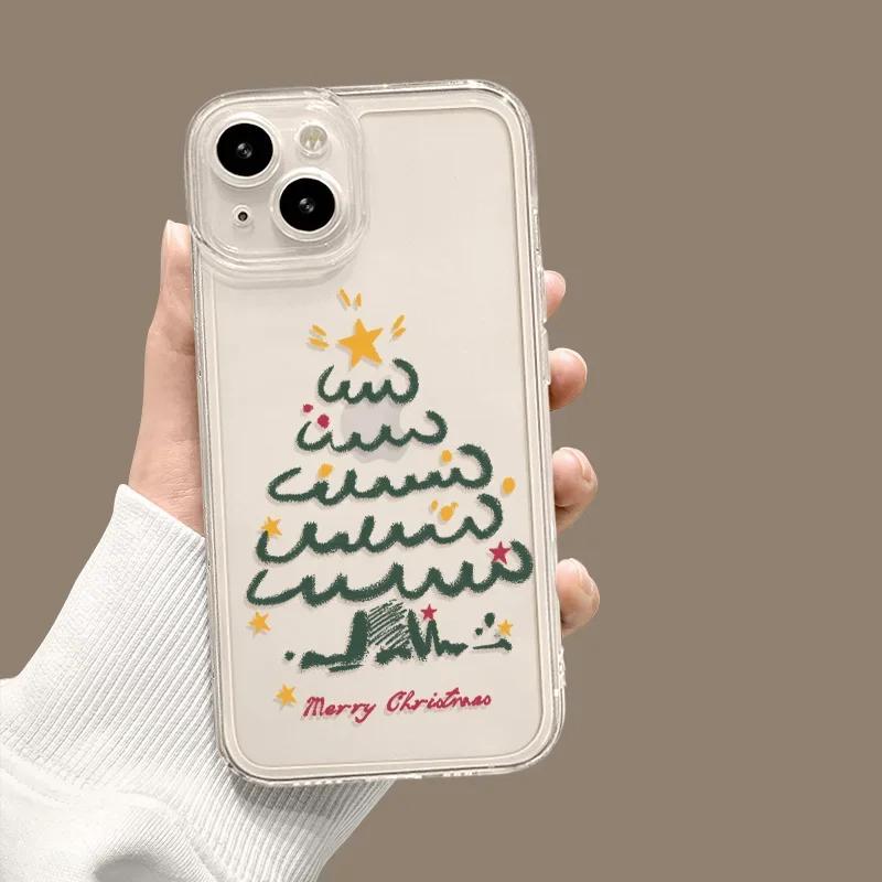 Fashion Christmas Tree Transparent Phone Case for iPhone 15 14 12 11 13 16 Pro Max Mini X XR SE Plus Clear Cover Fundas Bags iPhone 13Mini
Fashion Christmas Tree Transparent Phone Case for iPhone 15 14 12 11 13 16 Pro Max Mini X XR SE Plus Clear Cover Fundas Bags iPhone 13Mini