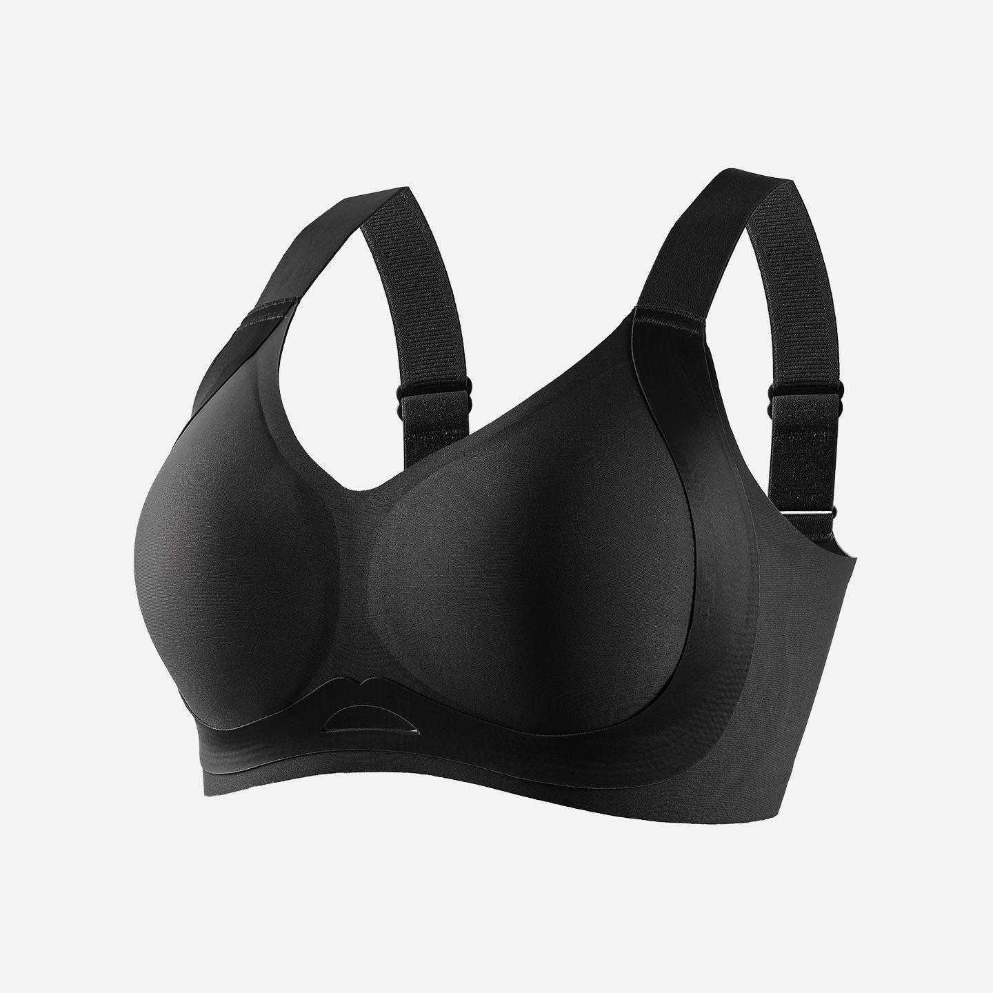 Summer large-breasted large-size seamless underwear, women s large-breasted small lift, secondary breasts, upper support, jelly soft support bra 9XL чорний
Summer large-breasted large-size seamless underwear, women s large-breasted small lift, secondary breasts, upper support, jelly soft support bra 9XL чорний