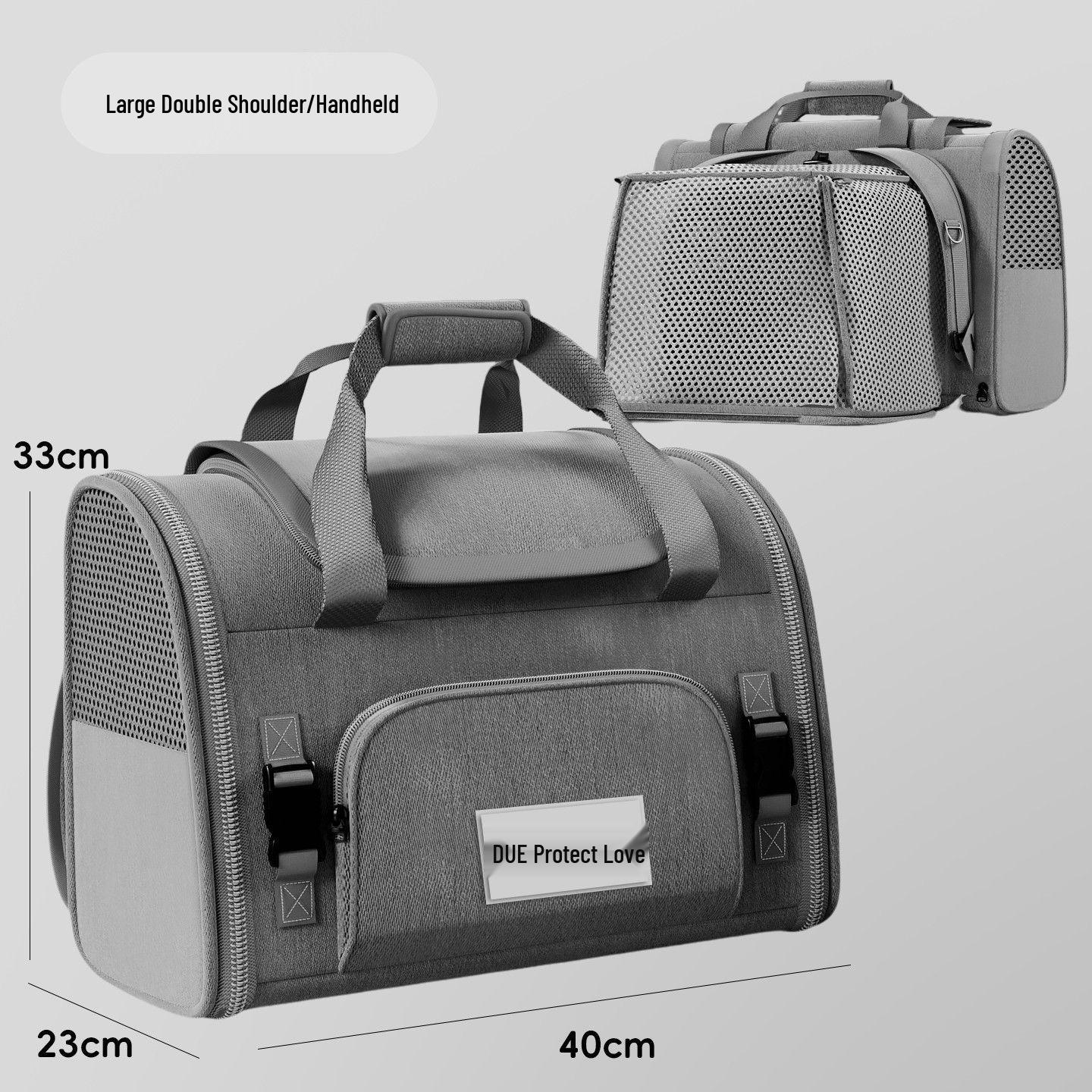 Foldable Outdoor Cat Backpack: Expandable, Breathable, Anti-Dog, Large Capacity, Stress Relief, Portable, Handheld.
Foldable Outdoor Cat Backpack: Expandable, Breathable, Anti-Dog, Large Capacity, Stress Relief, Portable, Handheld.