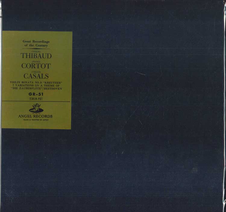 LP Record - Beethoven: Violin Sonata No. 9, Kre GR51 ANGEL Japan Classical Used
LP Record - Beethoven: Violin Sonata No. 9, Kre GR51 ANGEL Japan Classical Used