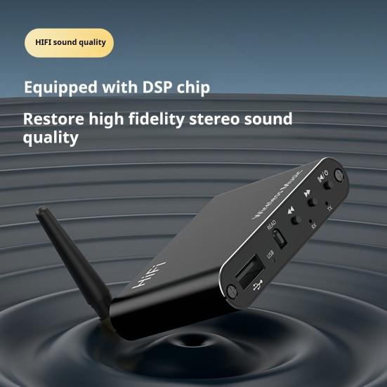 2-в-1 Bluetooth-сумісний передавач Пульт дистанційного керування Компактний дизайн Бездротовий стереоприймач Високоякісний аудіоадаптер
2-в-1 Bluetooth-сумісний передавач Пульт дистанційного керування Компактний дизайн Бездротовий стереоприймач Високоякісний аудіоадаптер