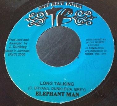 7inch Record ELEPHANT MAN, GENERAL B & CARTEL FA - Long Talking / Shock Him Up NONE True Blue Famil 2000 Jamaica Reggae, Ska & Dub Used
7inch Record ELEPHANT MAN, GENERAL B & CARTEL FA - Long Talking / Shock Him Up NONE True Blue Famil 2000 Jamaica Reggae, Ska & Dub Used
