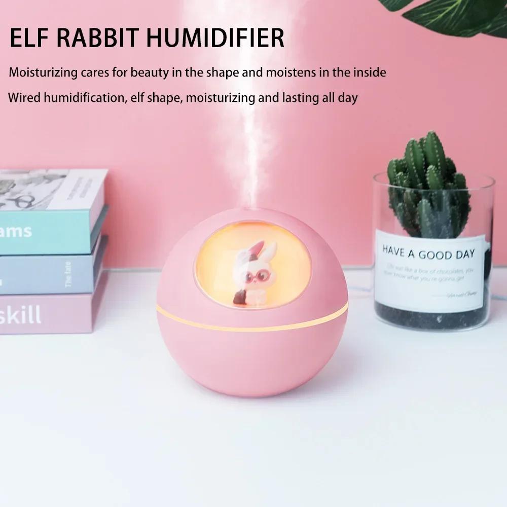 Elf Rabbit Humidifier Portable Cute Air Humidifier Essential Oil Diffuser Home Car Air Purifier
Elf Rabbit Humidifier Portable Cute Air Humidifier Essential Oil Diffuser Home Car Air Purifier
