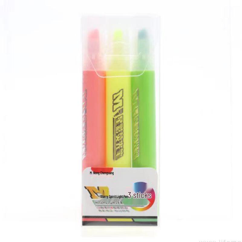 MG Star AHMV7601/7602 Fluorescent Marker Pen Set - 3 or 6 Colors Chisel Tip
MG Star AHMV7601/7602 Fluorescent Marker Pen Set - 3 or 6 Colors Chisel Tip