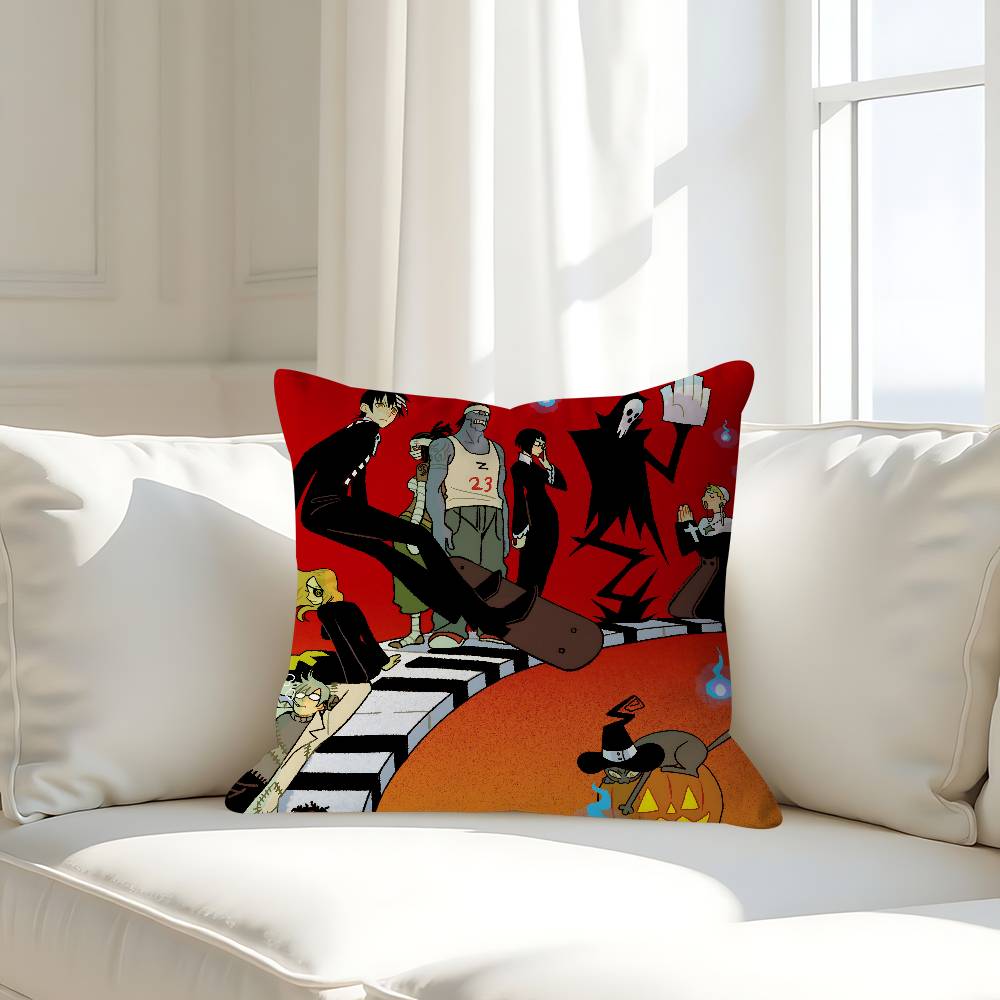 Аниме S-Soul E-Eater Наволочка Съемная Моющаяся Наволочка – Всесезонный Мягкий Лен 16x16Inch
Аниме S-Soul E-Eater Наволочка Съемная Моющаяся Наволочка – Всесезонный Мягкий Лен 16x16Inch