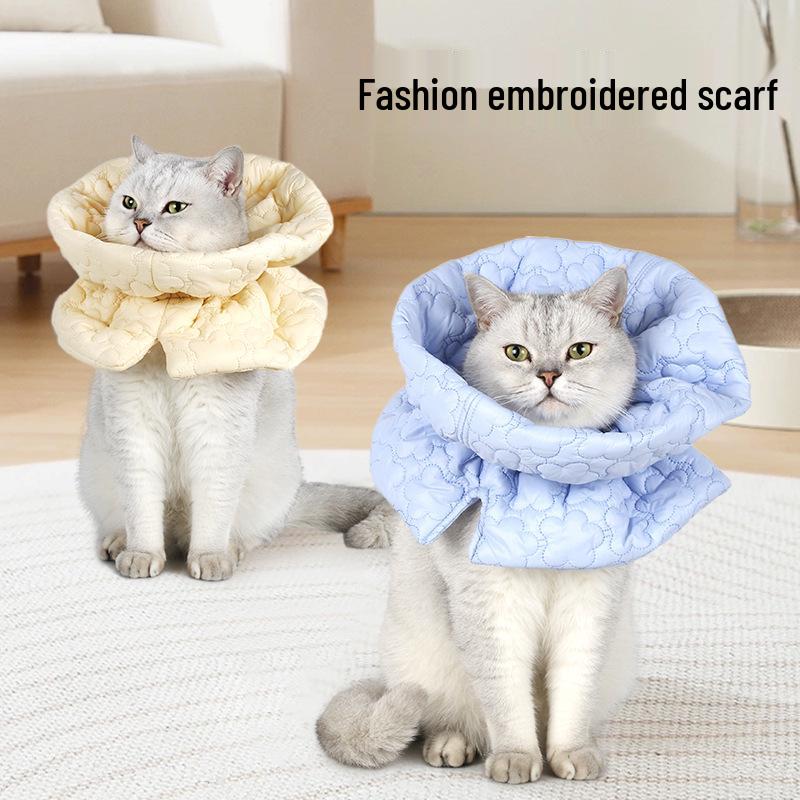 Вышитый питомец Елизаветинский воротник: Теплый воротник против вылизывания для кошек и собак Fashion Embroidery Collar синий
Вышитый питомец Елизаветинский воротник: Теплый воротник против вылизывания для кошек и собак Fashion Embroidery Collar синий