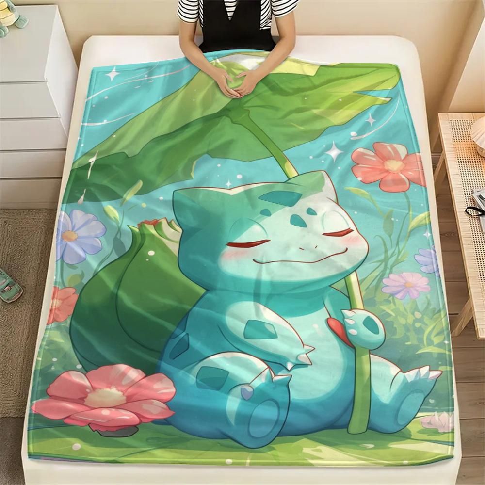 Bulbasaur Cozy Flannel Blanket Print Ideal for Bedroom Living Room and Travel.-TING 75x90cm
Bulbasaur Cozy Flannel Blanket Print Ideal for Bedroom Living Room and Travel.-TING 75x90cm