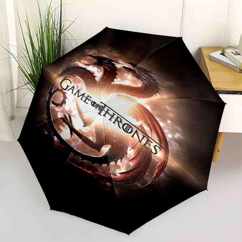 1pc Game of Thrones Dragons Umbrella with Plastic Handle,Suitable for All Seasons Travel Outdoor Multi-functional UmbrellaDCS294
1pc Game of Thrones Dragons Umbrella with Plastic Handle,Suitable for All Seasons Travel Outdoor Multi-functional UmbrellaDCS294