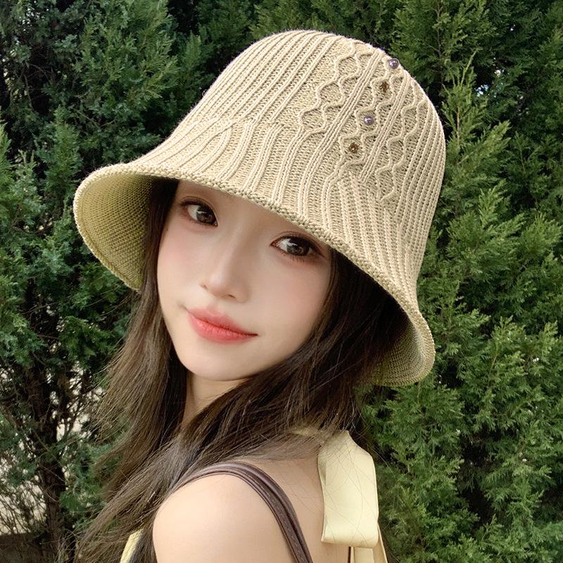 Summer hat women s fashion versatile sweet Xiaoqing knitted summer sunshade sunscreen bucket hat Average size
Summer hat women s fashion versatile sweet Xiaoqing knitted summer sunshade sunscreen bucket hat Average size