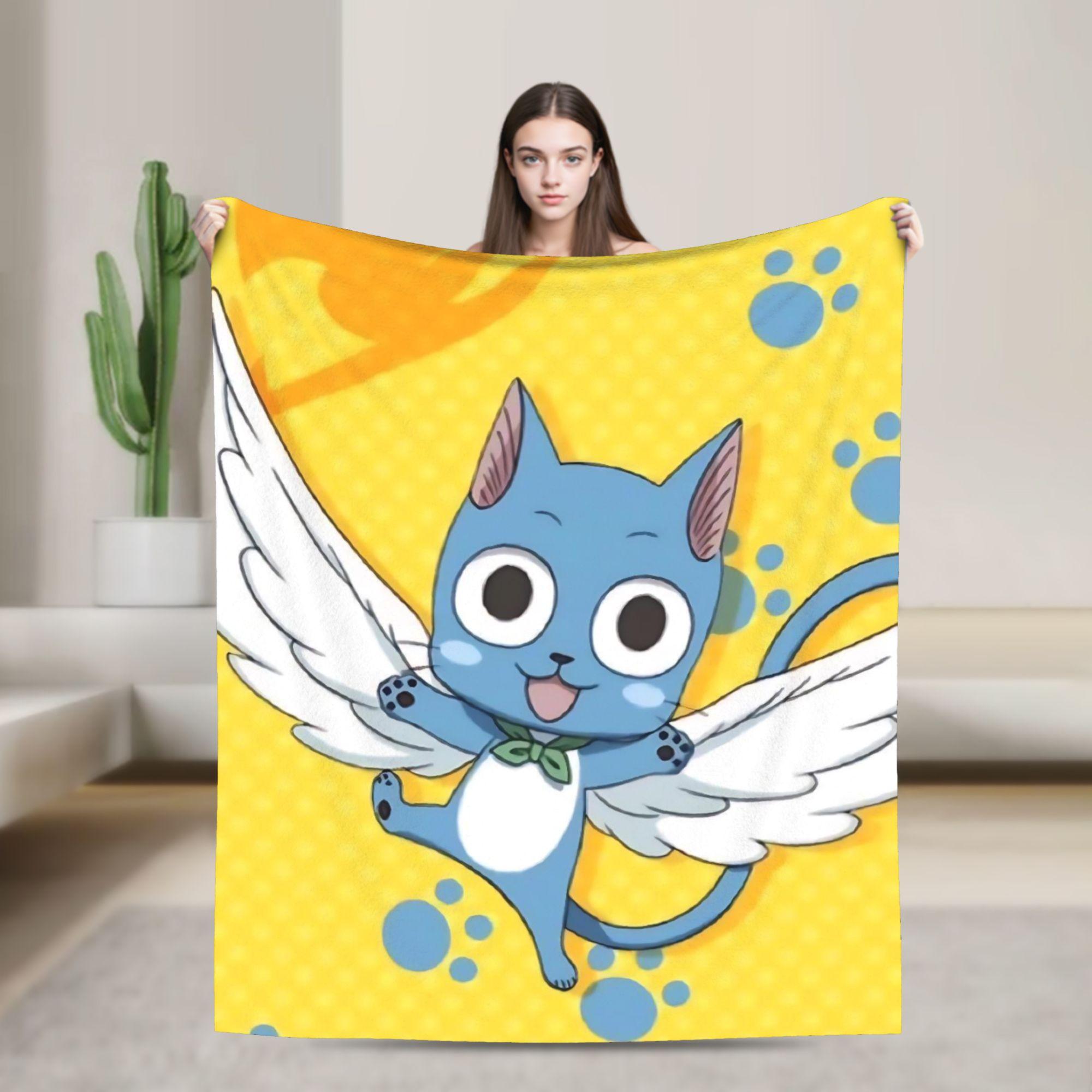 Fairy Tail Flannel Blanket Super Warm Throw Blanket for Living Room Decorative Fluffy Bedspread Sofa Bed Cover 75x90cm
Fairy Tail Flannel Blanket Super Warm Throw Blanket for Living Room Decorative Fluffy Bedspread Sofa Bed Cover 75x90cm