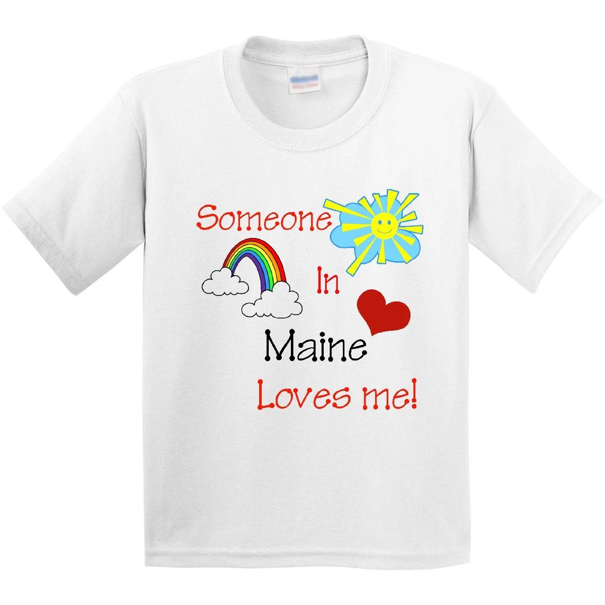 Inktastic Someone In Maine Loves Me! Youth T-Shirt Love State Rainbow Heart Sun 140
Inktastic Someone In Maine Loves Me! Youth T-Shirt Love State Rainbow Heart Sun 140