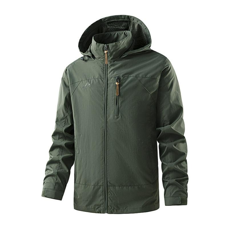 Spring and Autumn Outdoor Single-layer Windproof Jacket, Hooded Casual Jacket, Sports Jacket, Mountaineering Jacket 5XL темно-зелений колір
Spring and Autumn Outdoor Single-layer Windproof Jacket, Hooded Casual Jacket, Sports Jacket, Mountaineering Jacket 5XL темно-зелений колір