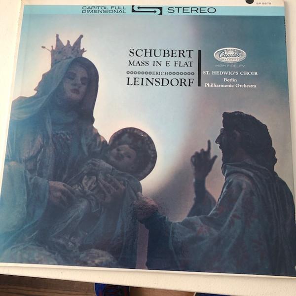 LP Record FRANZ SCHUBERT, ERICH LEINSDORF, BE - Mass in E Flat SP8579 Capitol Records 1962 US Classical Used
LP Record FRANZ SCHUBERT, ERICH LEINSDORF, BE - Mass in E Flat SP8579 Capitol Records 1962 US Classical Used