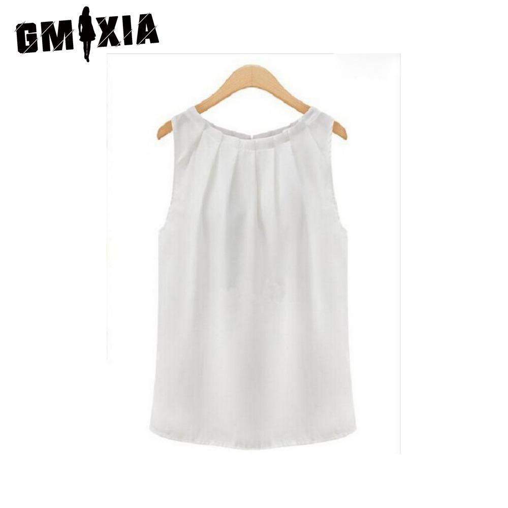 GMXIA Женские модные повседневные однотонные блузки и рубашки без рукавов с принтом и круглым вырезом S белый
GMXIA Женские модные повседневные однотонные блузки и рубашки без рукавов с принтом и круглым вырезом S белый