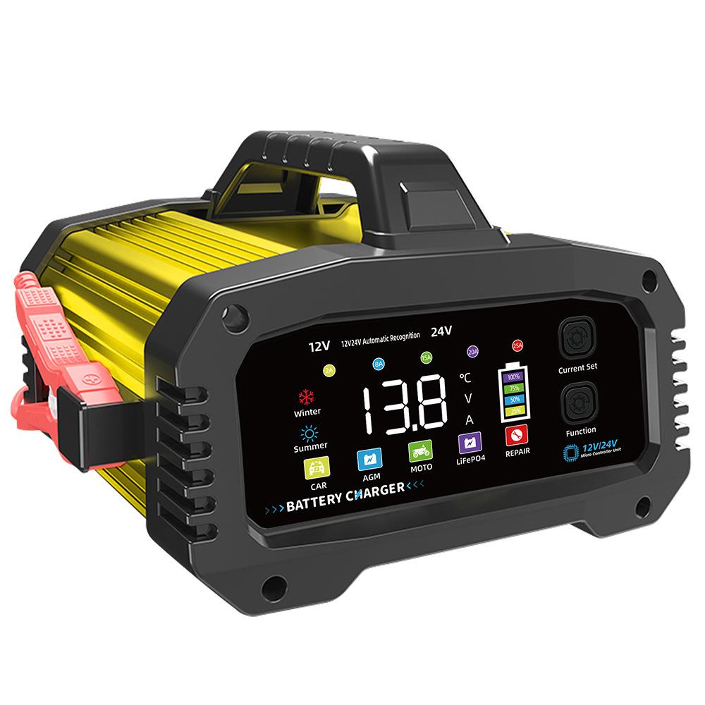 E-FAST TK-2500 25A Max Car Automatic Battery Charger for Lithium LiFePO4 AGM GEL Lead-Acid EU Plug/Yellow
E-FAST TK-2500 25A Max Car Automatic Battery Charger for Lithium LiFePO4 AGM GEL Lead-Acid EU Plug/Yellow