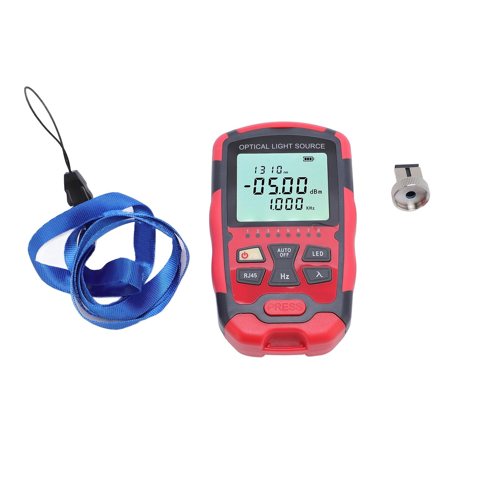 Portable Fiber Optic Stable Light Source Single Mode 1310 1550nm SC FC ST Universal Interface RJ45
Portable Fiber Optic Stable Light Source Single Mode 1310 1550nm SC FC ST Universal Interface RJ45