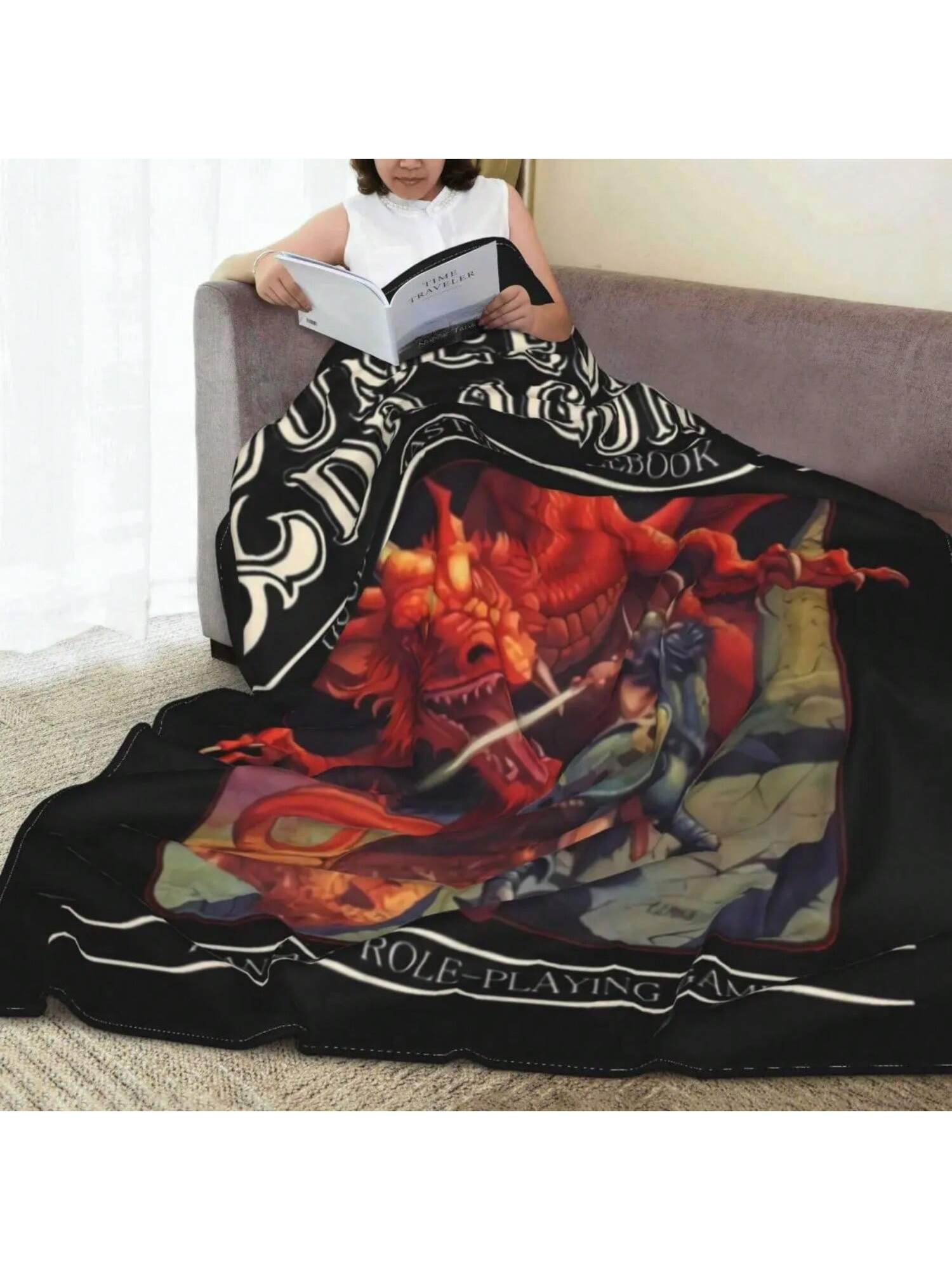 Super Warm Blankets Camping D-Dungeons Cosplay Game Throw Blanket Dragons Mystery Flannel Bedspread Chair Graphic Sofa Bed Cover 75X95CM сірий колір
Super Warm Blankets Camping D-Dungeons Cosplay Game Throw Blanket Dragons Mystery Flannel Bedspread Chair Graphic Sofa Bed Cover 75X95CM сірий колір