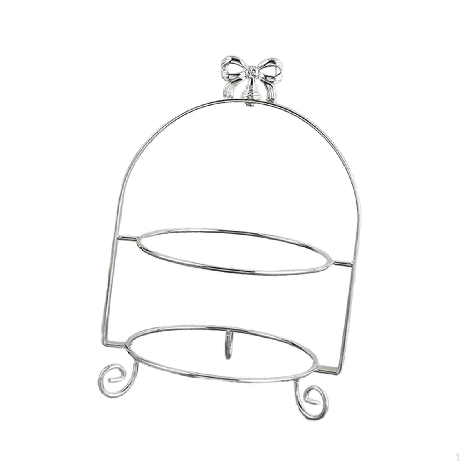 Стійка для тортів, декоративна витрина для десертів, багаторівнева підносна таблиця для стільниці Argent and 2 layer
Стійка для тортів, декоративна витрина для десертів, багаторівнева підносна таблиця для стільниці Argent and 2 layer