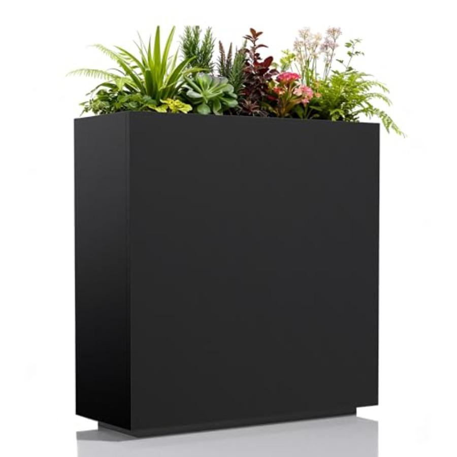28 Galvanized Steel Rectangular Tall Outdoor Planter Box with Insert Shelf Drainage Holes Matte Black Metal Plant Container for United States
28 Galvanized Steel Rectangular Tall Outdoor Planter Box with Insert Shelf Drainage Holes Matte Black Metal Plant Container for United States